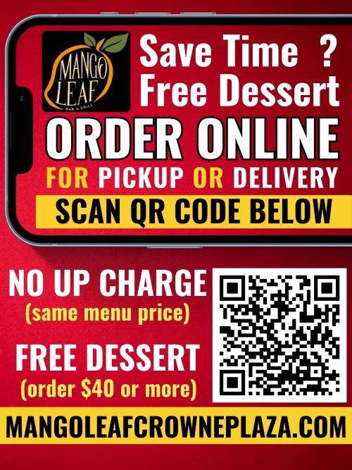 Mango Leaf Bar and Grill, Crowne Plaza