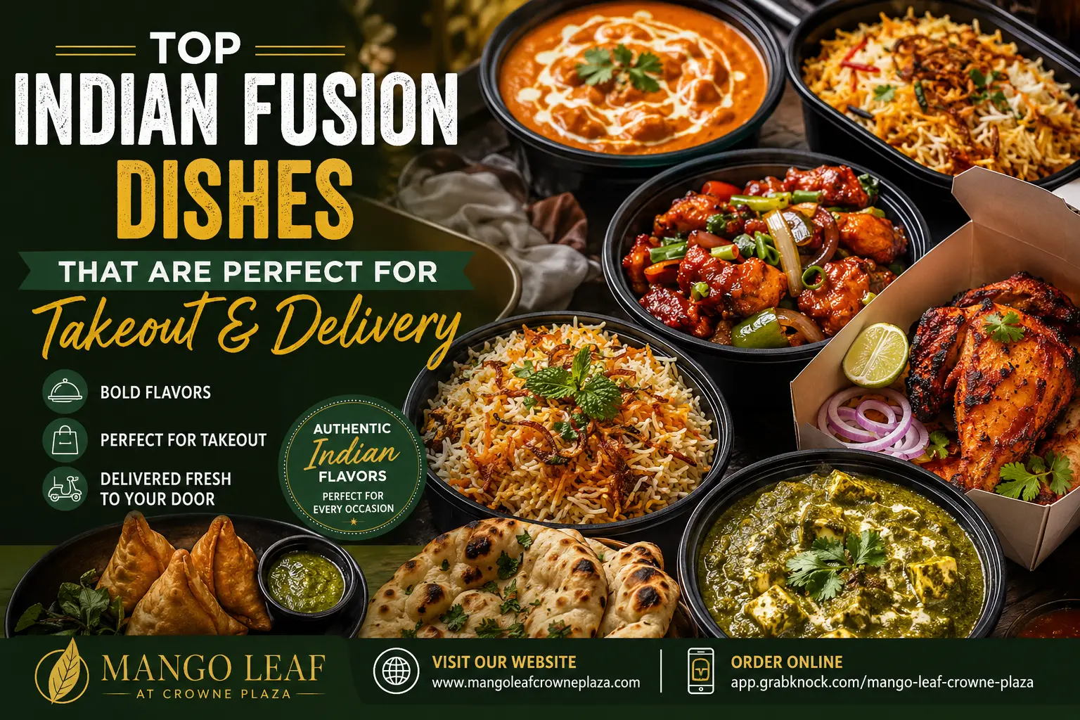 Indian Fusion Dishes for Takeout and Delivery in Milwaukee